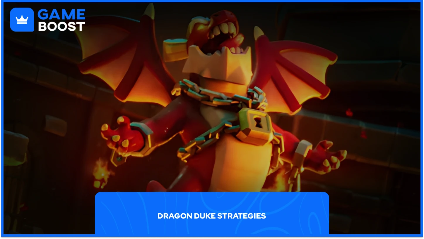 clash of clans dragon duke рычит