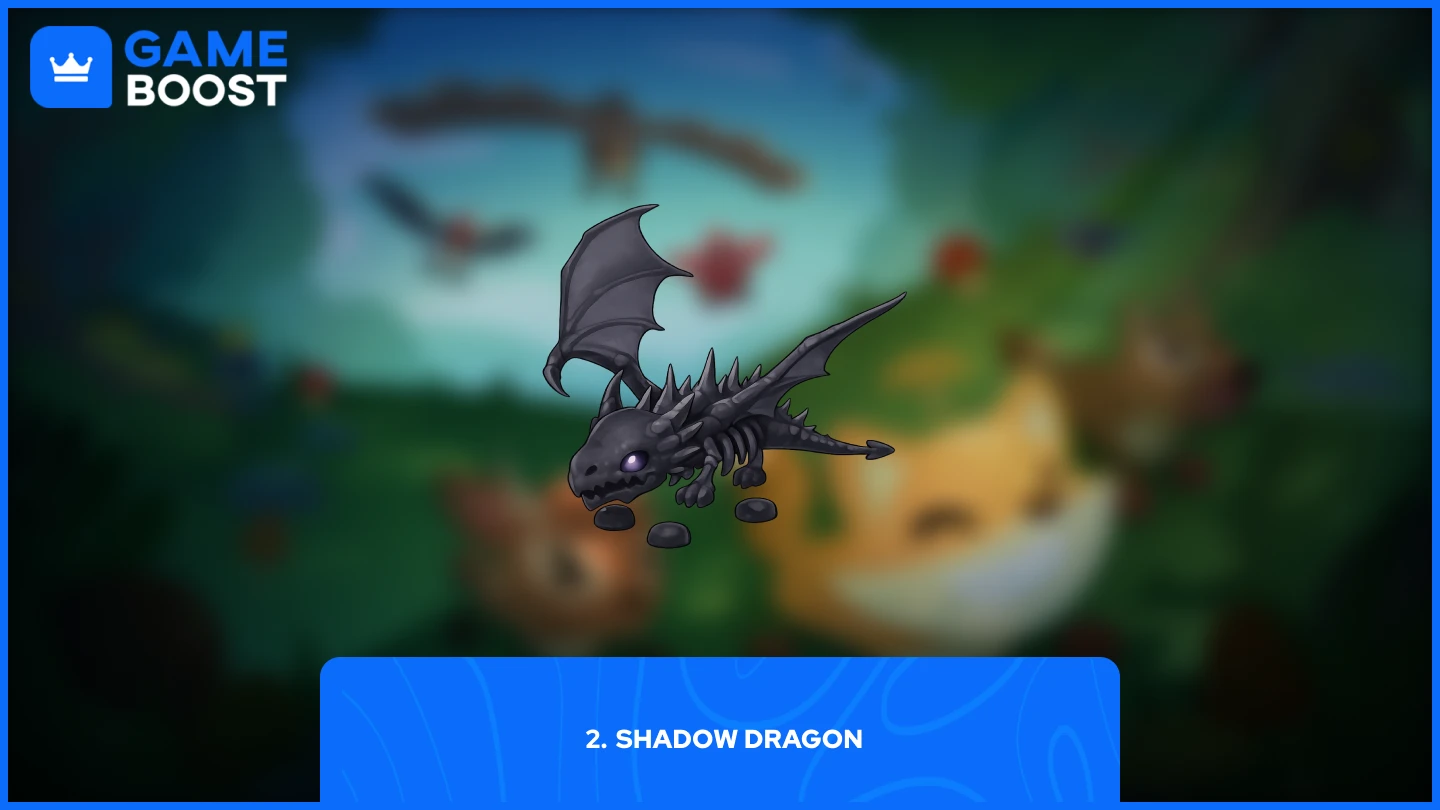 изображение питомца Теневой Дракон в adopt me