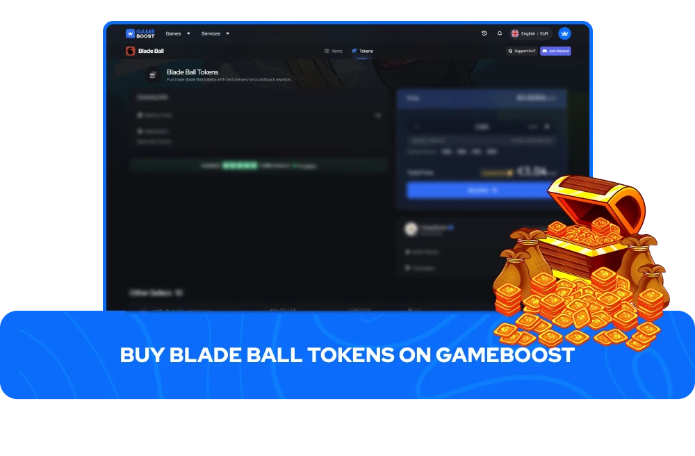 Buy Blade Ball Tokens on GameBoost