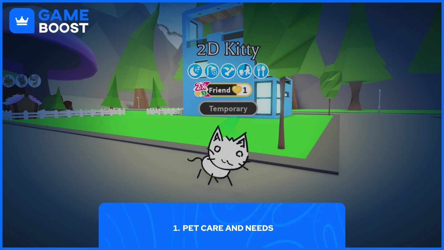 картинка с заданиями по уходу за питомцами в adopt me