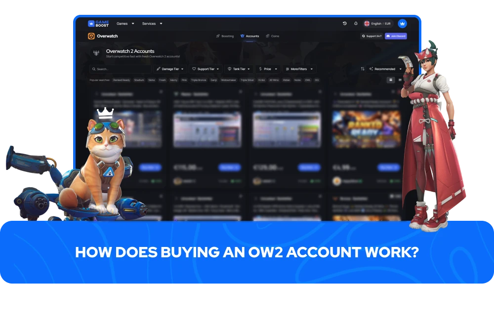 Cómo Funciona Comprar una Cuenta OW2