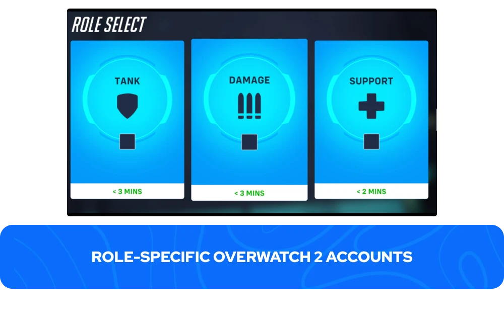 Cuentas de Overwatch 2 Específicas por Rol