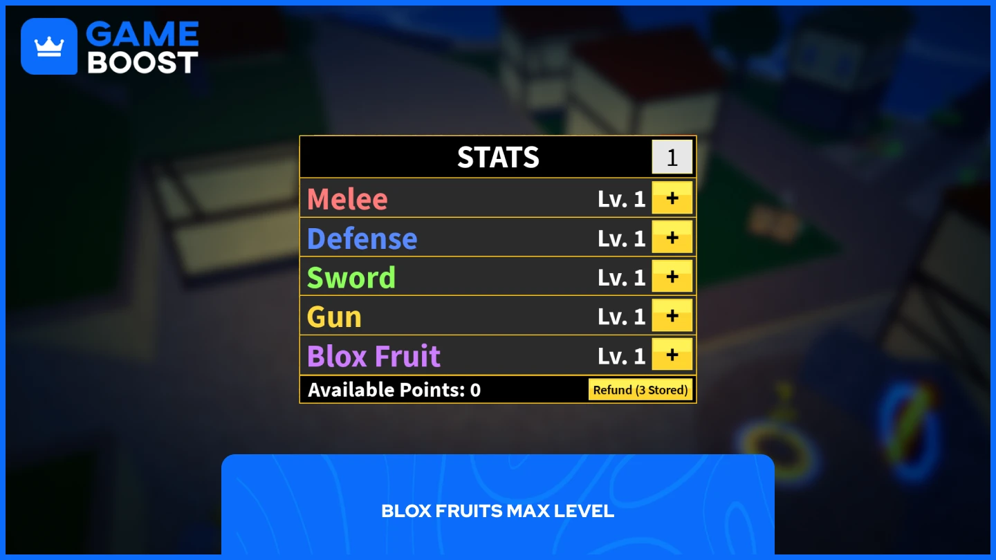 o poză cu statisticile din blox fruits