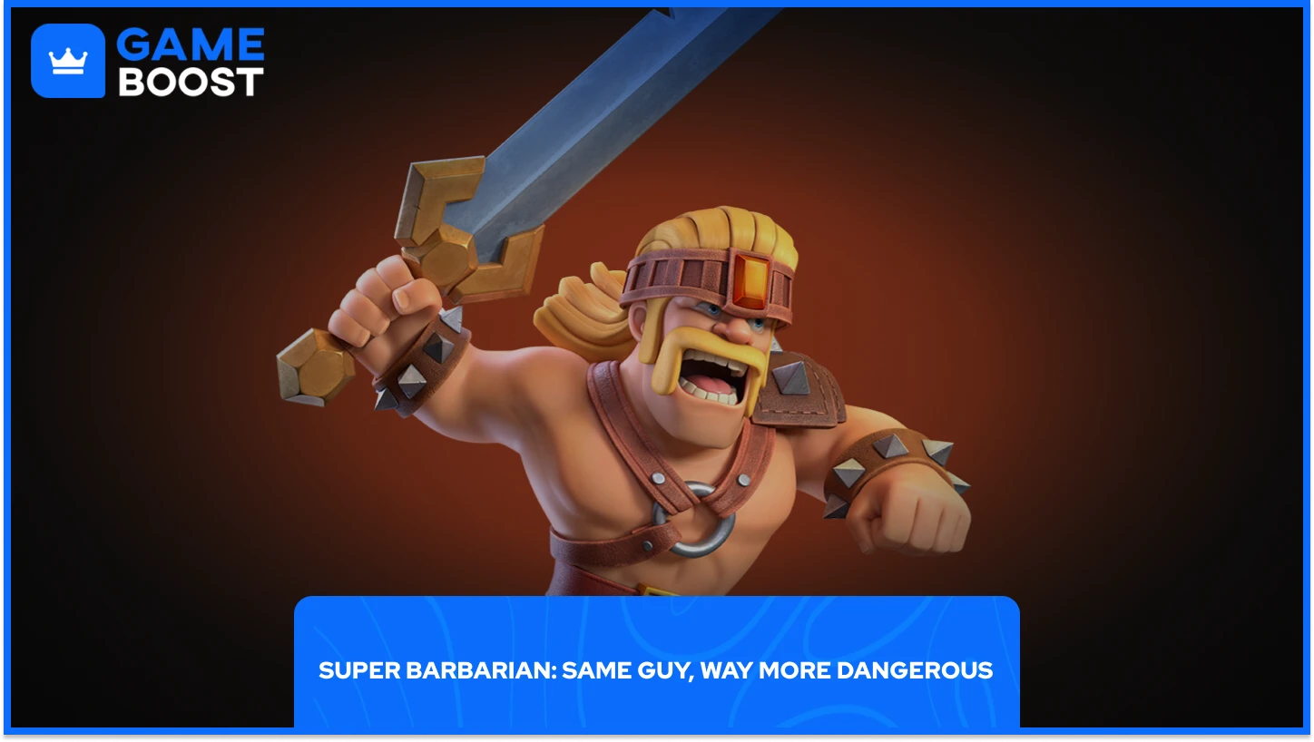 Clash of Clans Супер Варвар