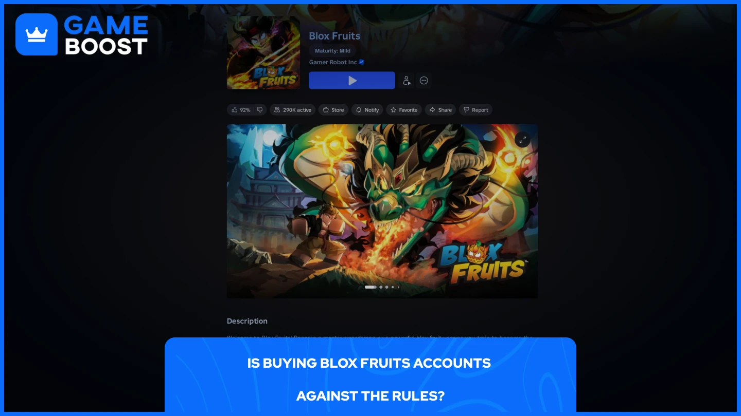 kuva Blox Fruits -pelistä Robloxissa