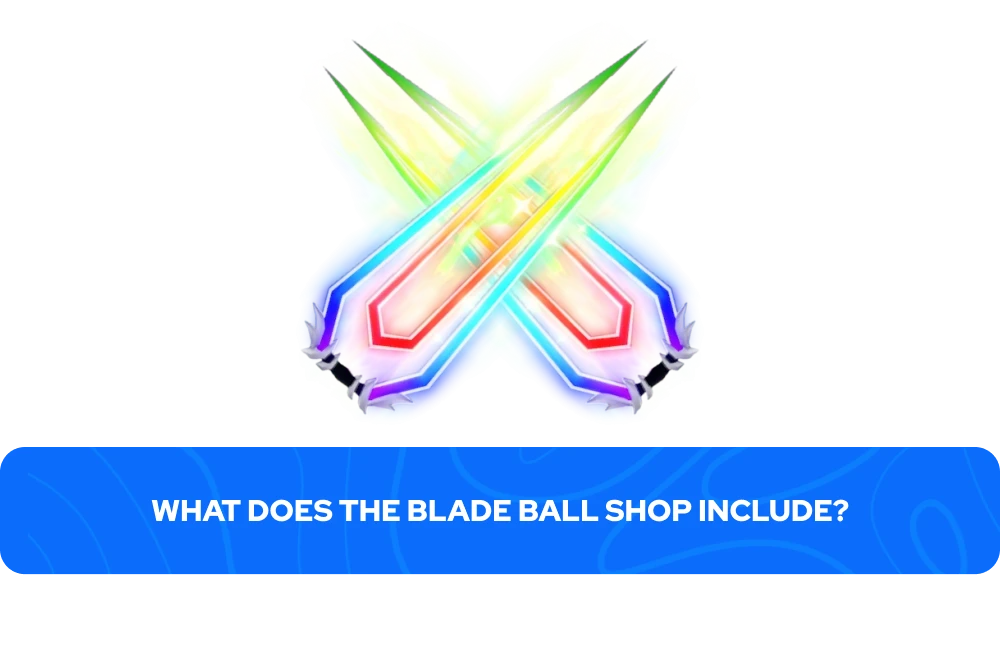 What does the Blade Ball Shop Include