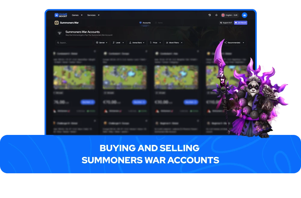 Buying and Selling Summoners War Accounts