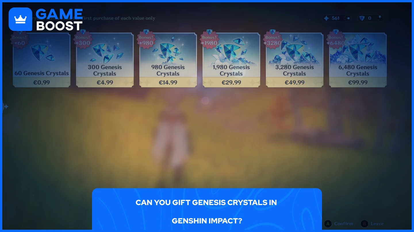 una imagen de la tienda dentro del juego Genshin Impact