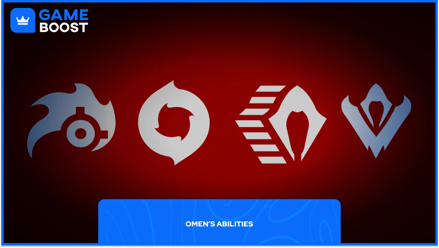 Iconos de habilidades de Omen en Valorant