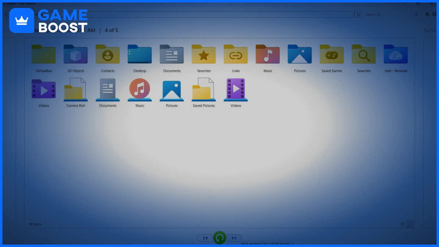a picture of multiple windows folders