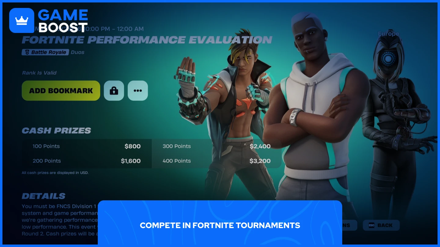 a picture of a fortnite tournament