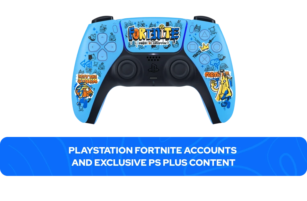 Аккаунты PlayStation Fortnite и эксклюзивный контент PS Plus