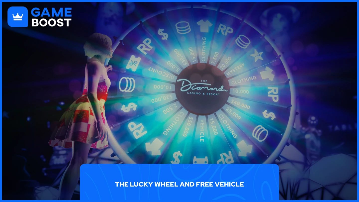 GTAオンラインのラッキーホイールの画像