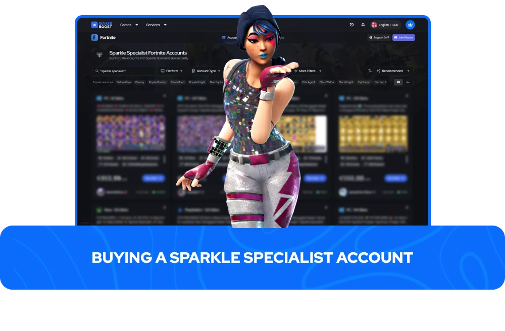 Buying a Sparkle Specialist Account