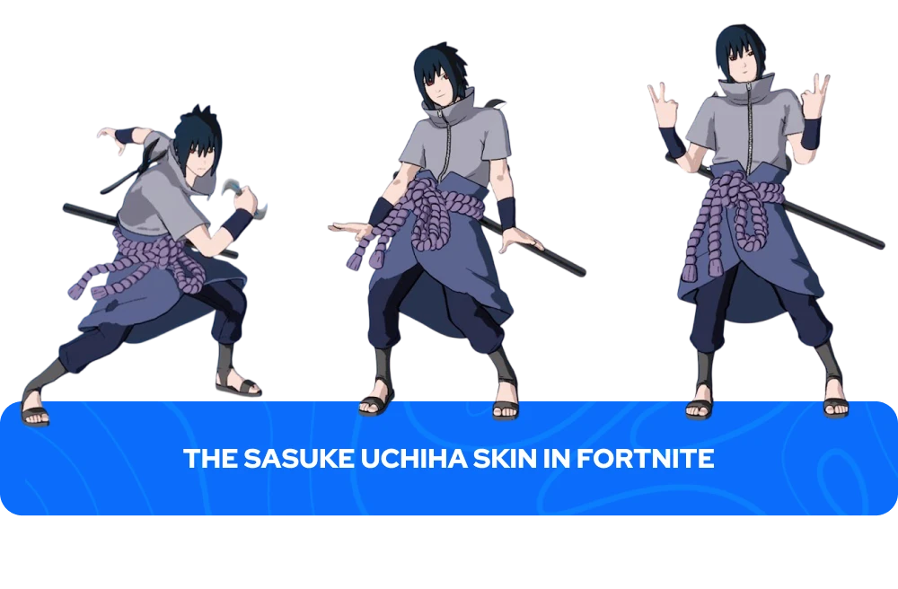 The Sasuke Uchiha Skin in Fortnite