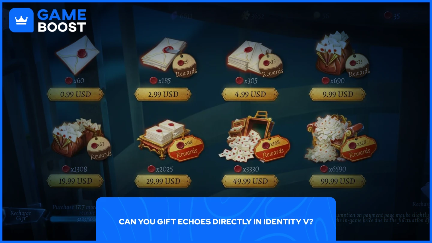 a picture of a player buying echoes in identity v