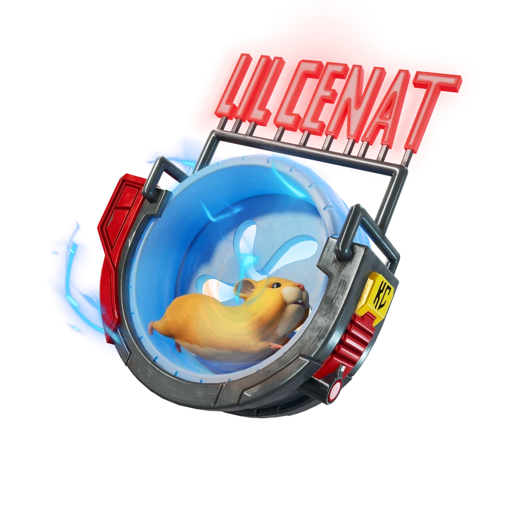 Fortnite Kai's pet hamster as back bling