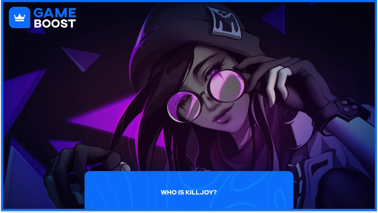 Valorant Killjoy in dark room