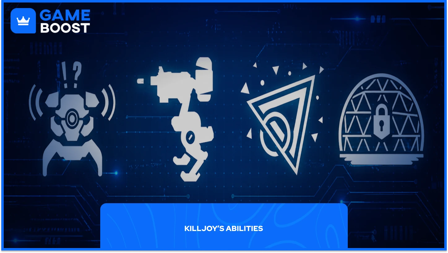 Valorant Killjoy ability icons