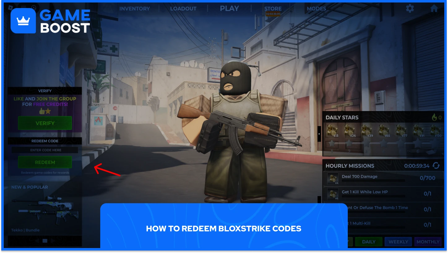 bloxstrike main screen