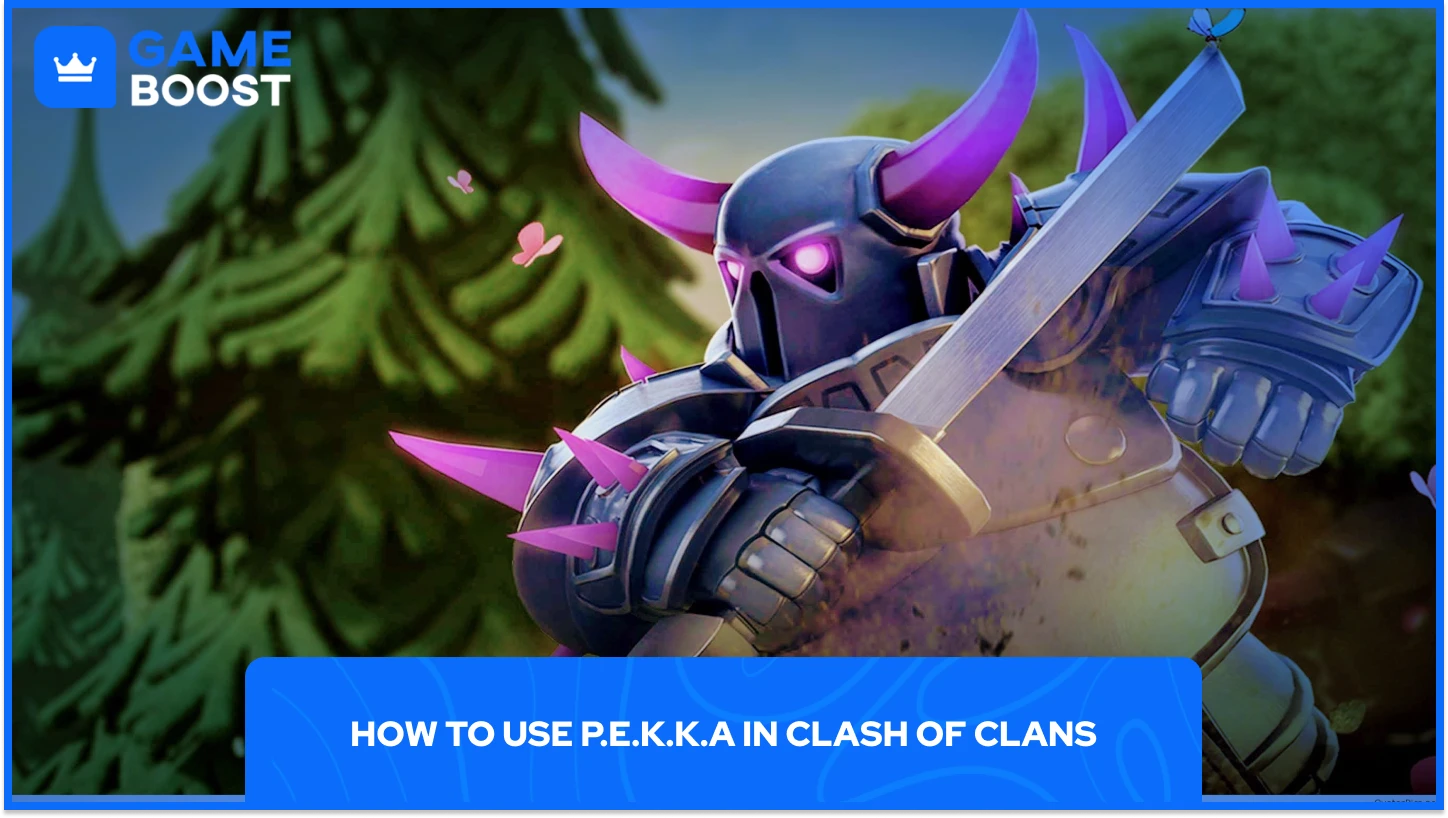 CoC P.E.K.K.A attacking