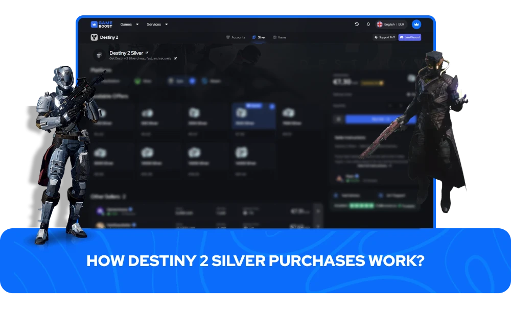 Destiny 2 Silver myyt&auml;v&auml;n&auml;