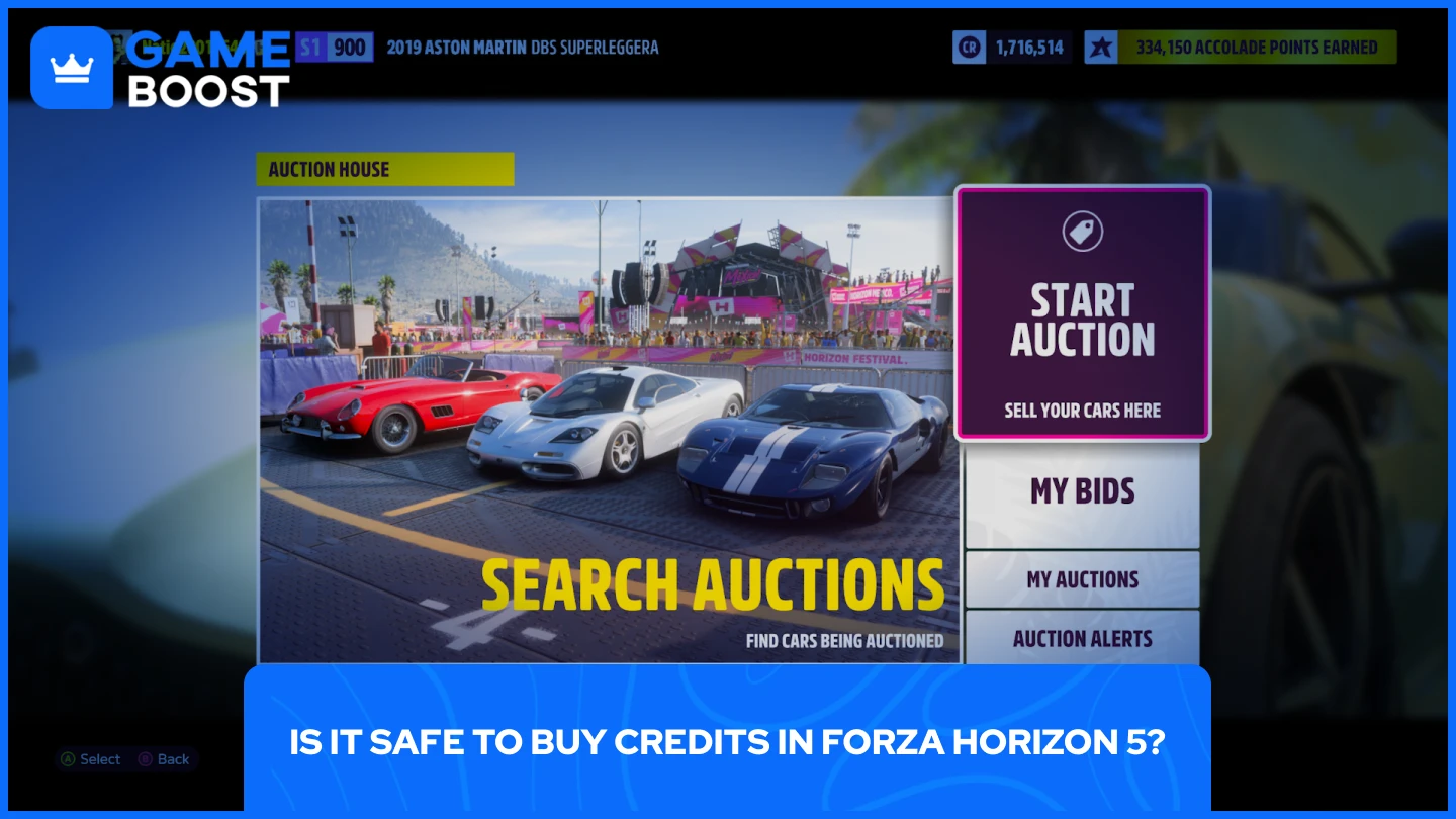 a picture of the auction house in forza horizon 5