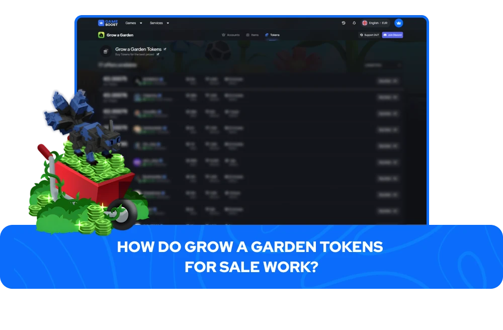Grow a Garden Tokens for Sale 