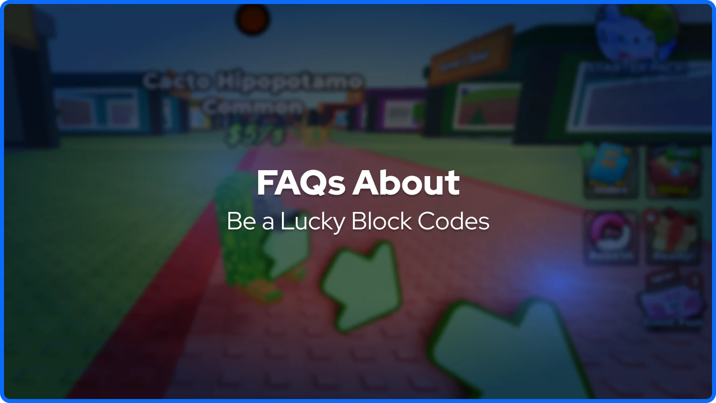 Be a Lucky Block Brainrot running