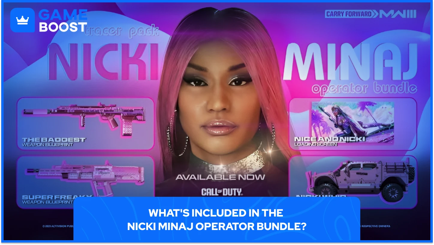 Call od Duty Ncki Minaj operator bundle