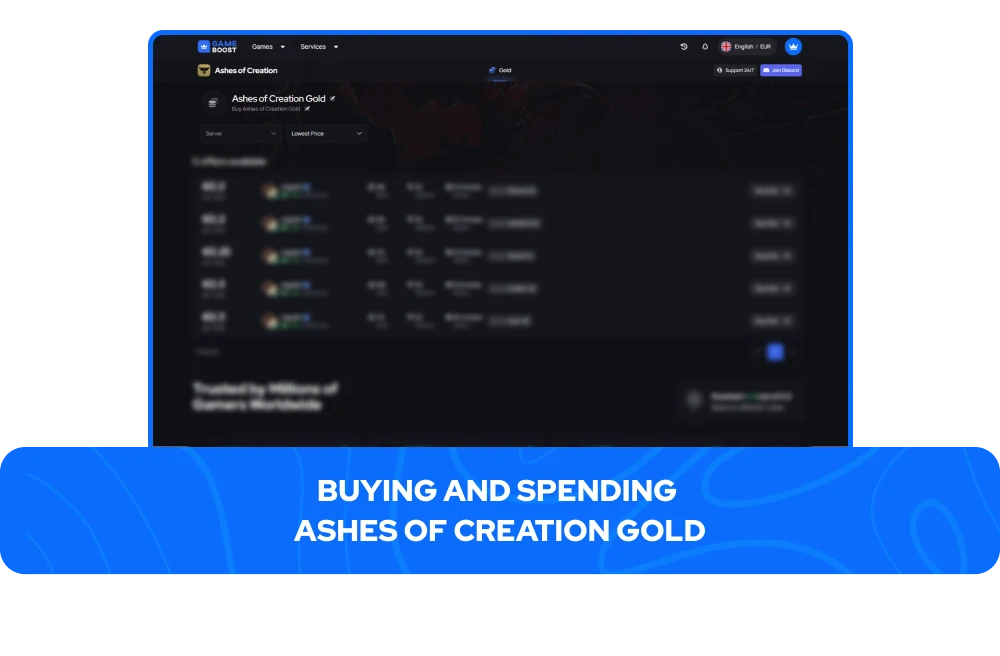 Ashes of Creation Gold for sale