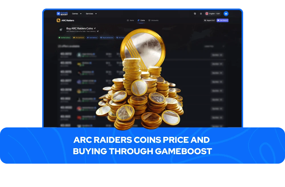 Monedas de ARC Raiders en venta