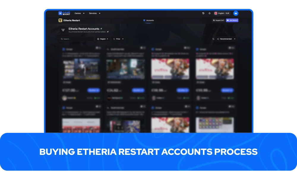 Etheria Restart Accounts for sale
