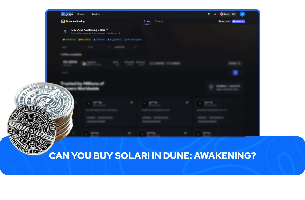Solari in Dune Awakening te koop