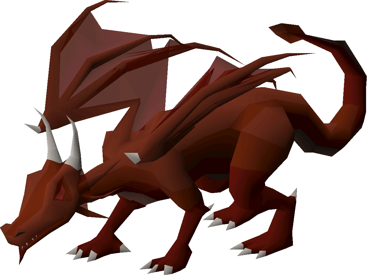 OSRS Red Dragon png