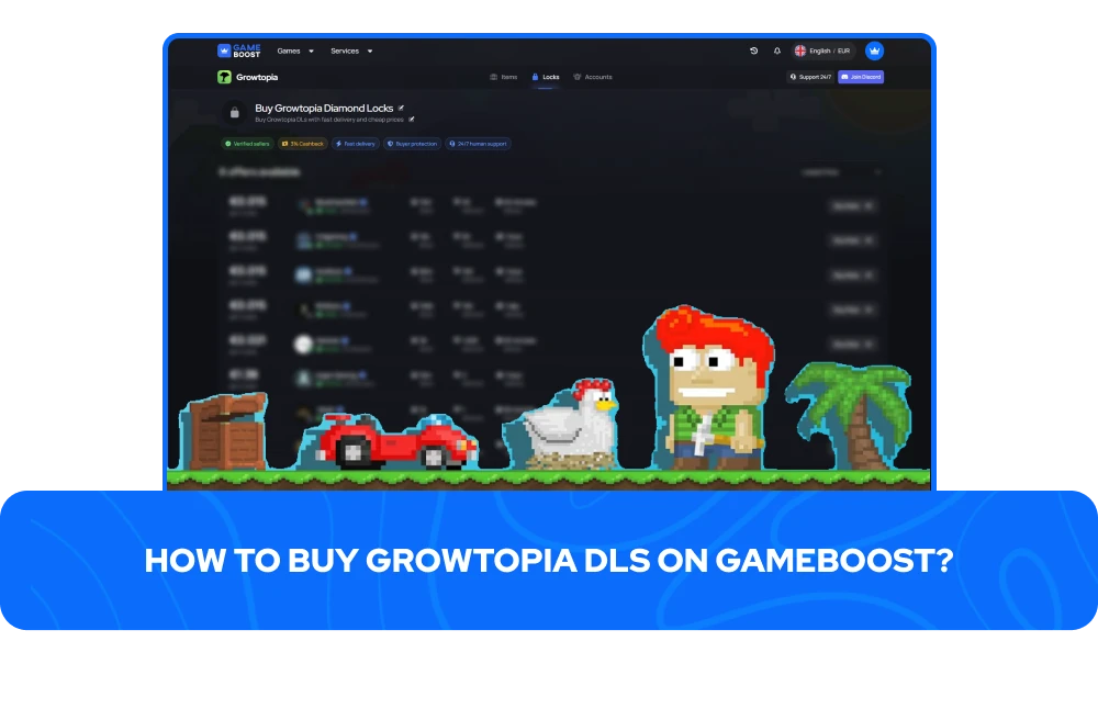 Growtopia DLs na sprzedaż