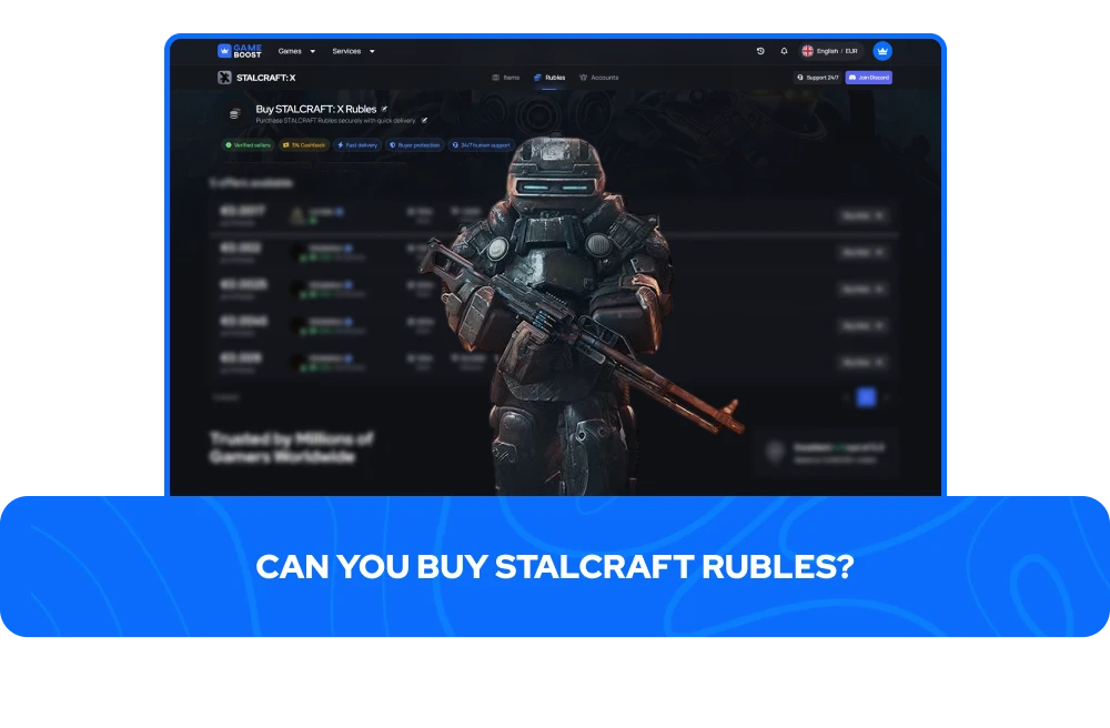 STALCRAFT Ruplia myynniss&auml;