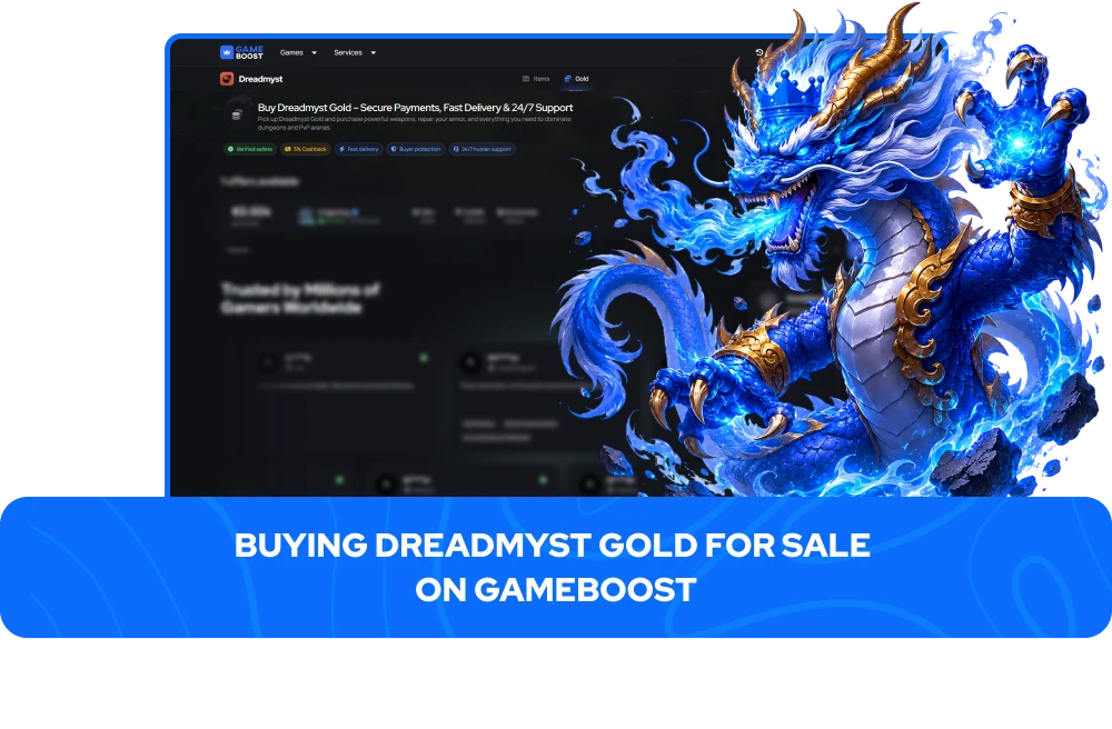 GameBoost Dreadmyst zlato na prodaju