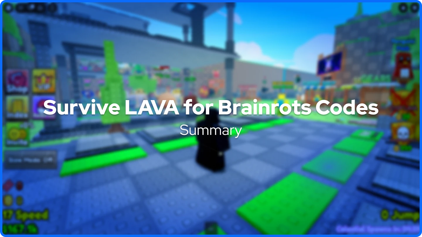 survive lava for brainrots base