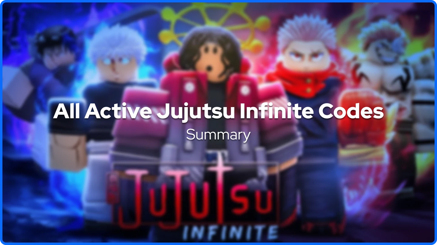 About All Active Jujutsu Infinite Codes Summary
