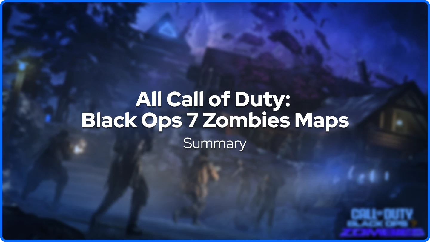 Resumen de Mapas de Zombies de Black Ops 7
