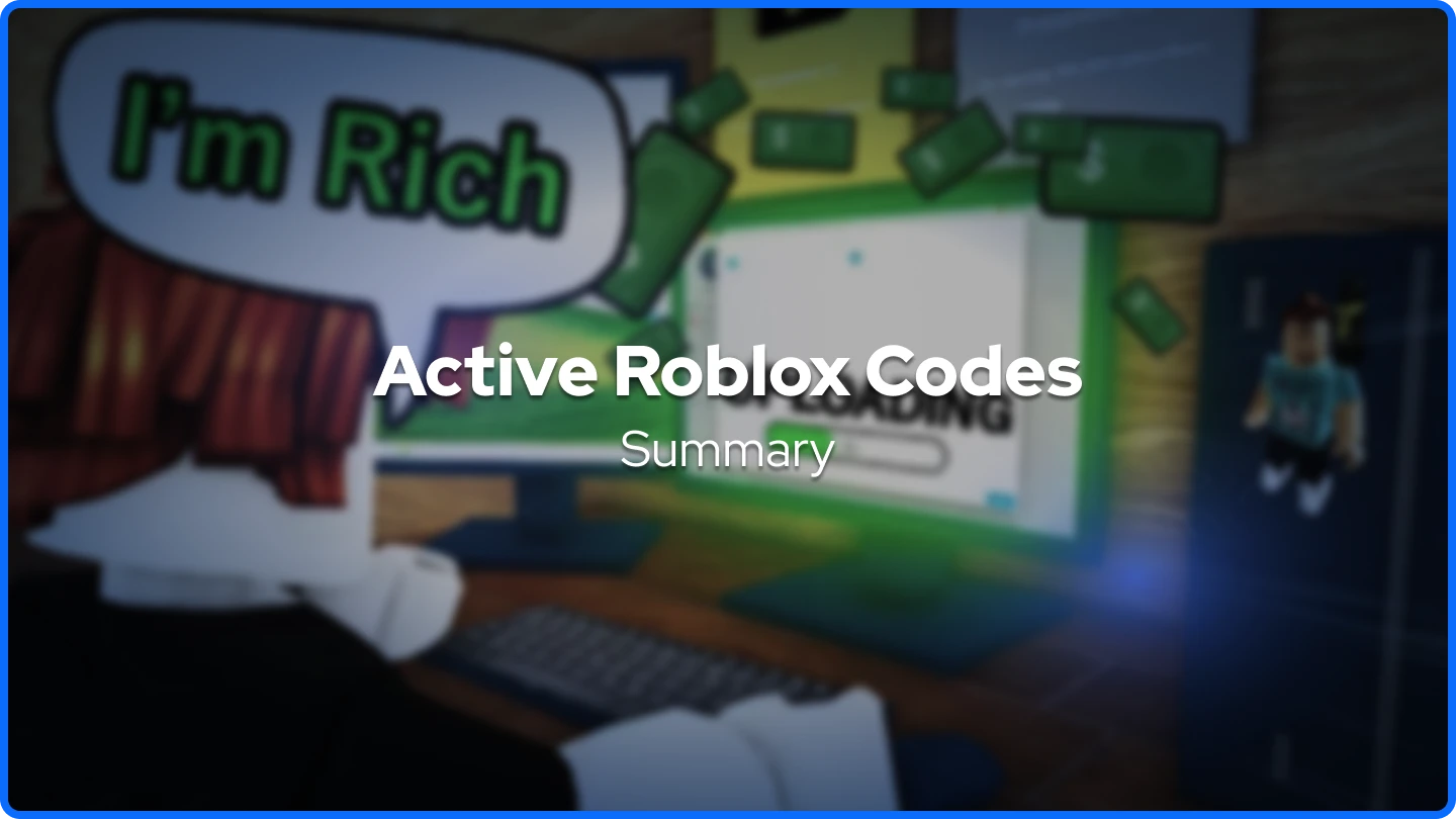 Active Roblox Codes Summary