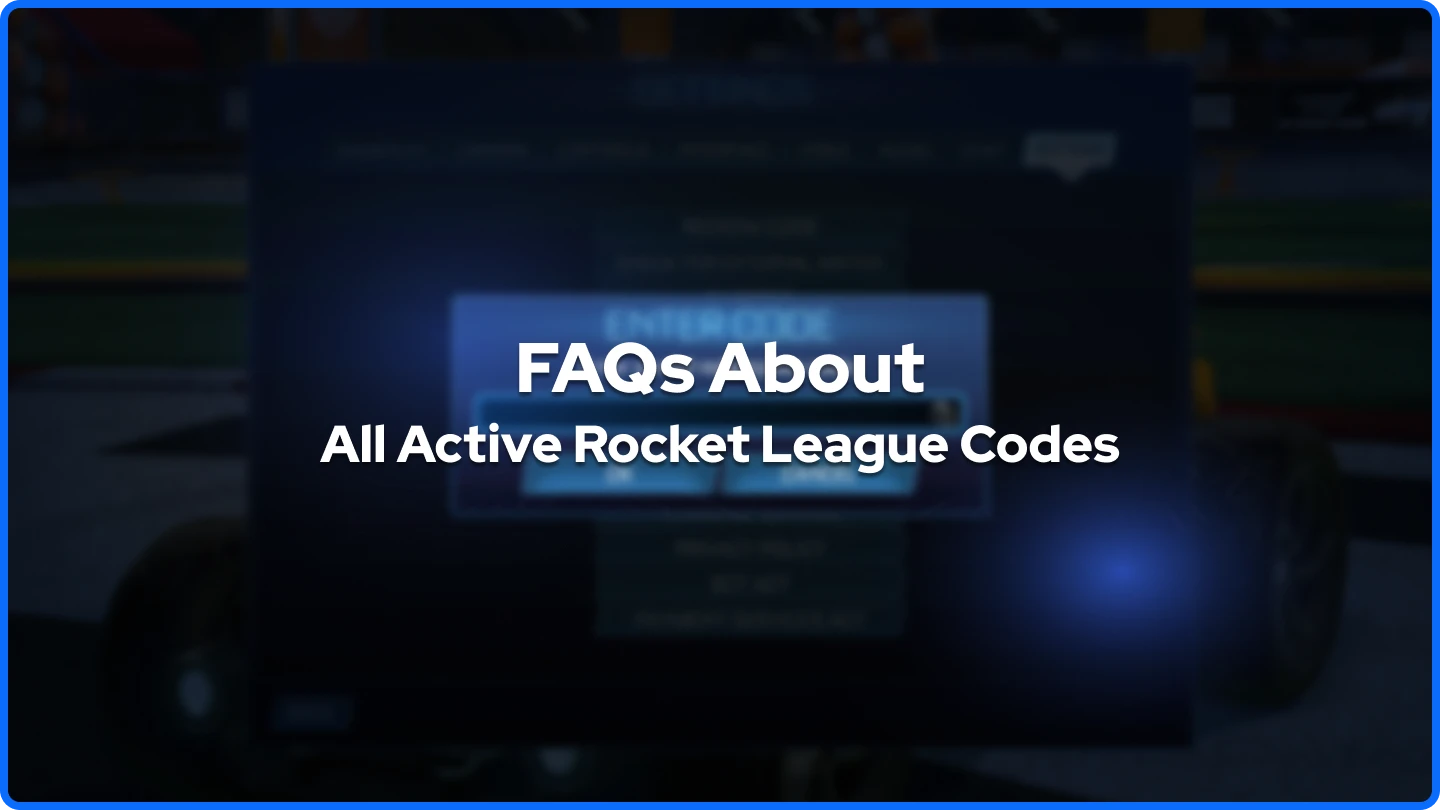 FAQs About All Active Rocket League Codes 