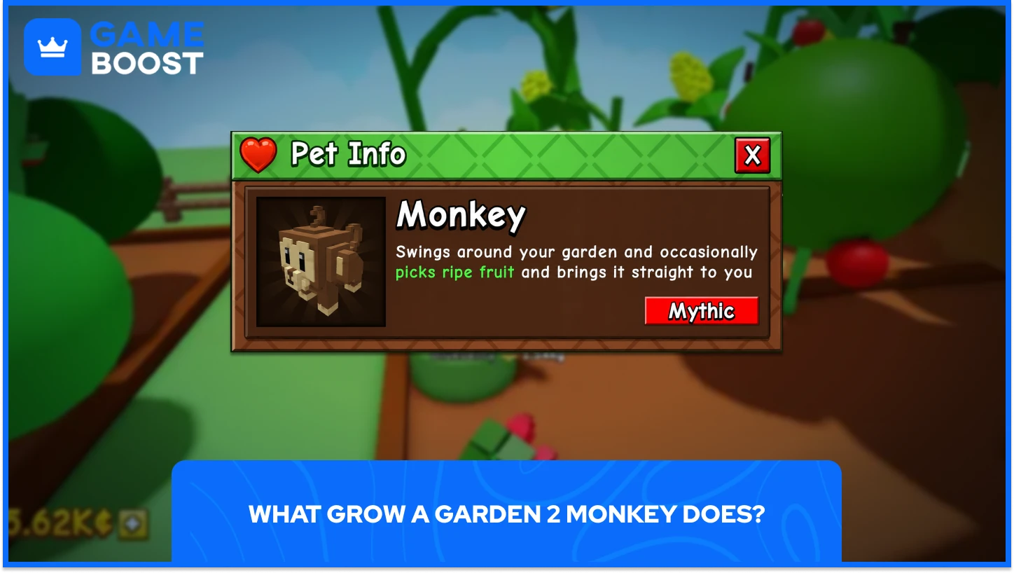 Grow a Garden 2 Monkey ability