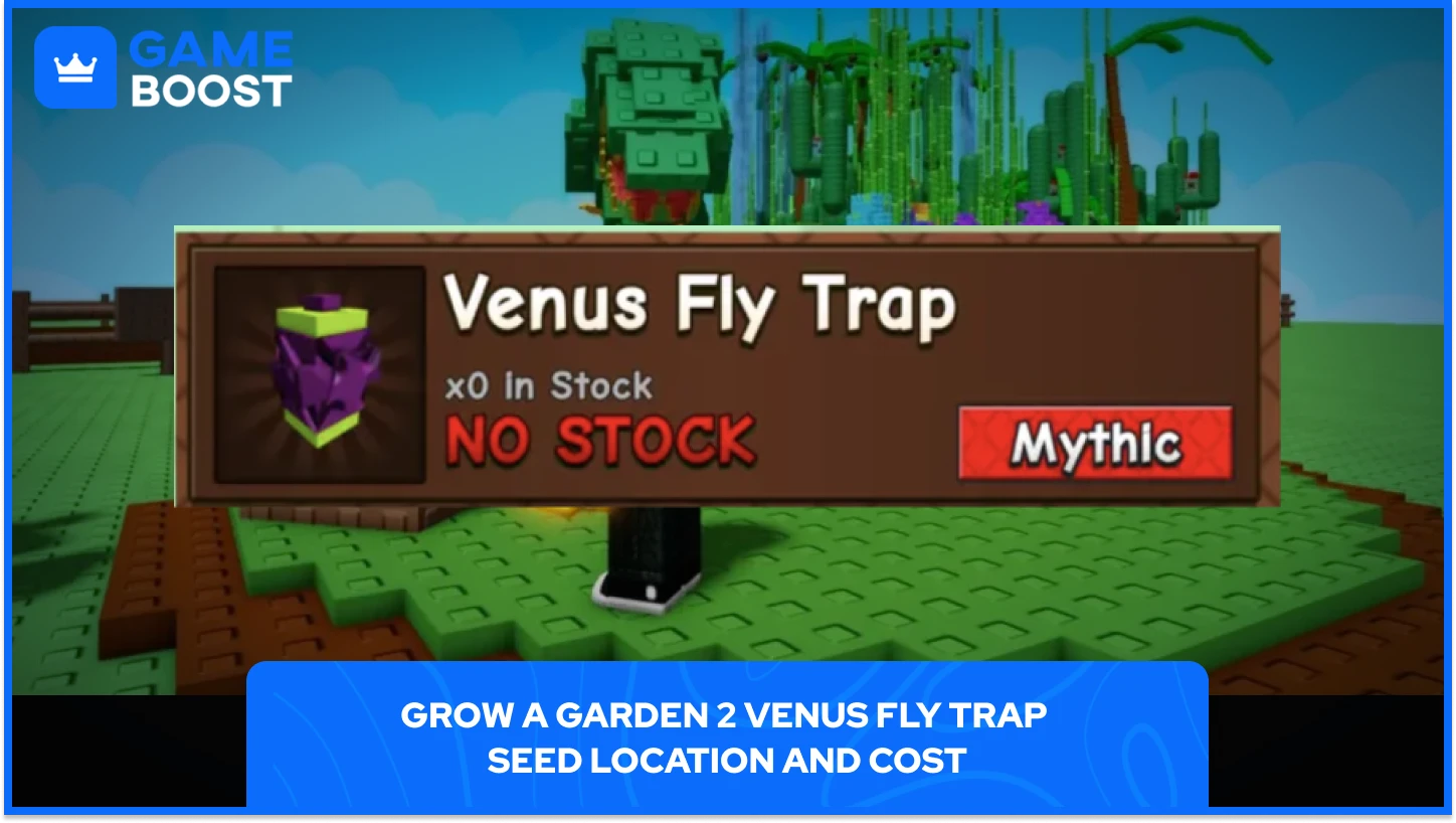 Lokasi Benih Venus Fly Trap Grow a Garden 2