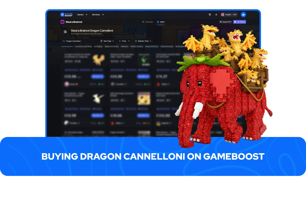 Buying Dragon Cannelloni on GameBoost