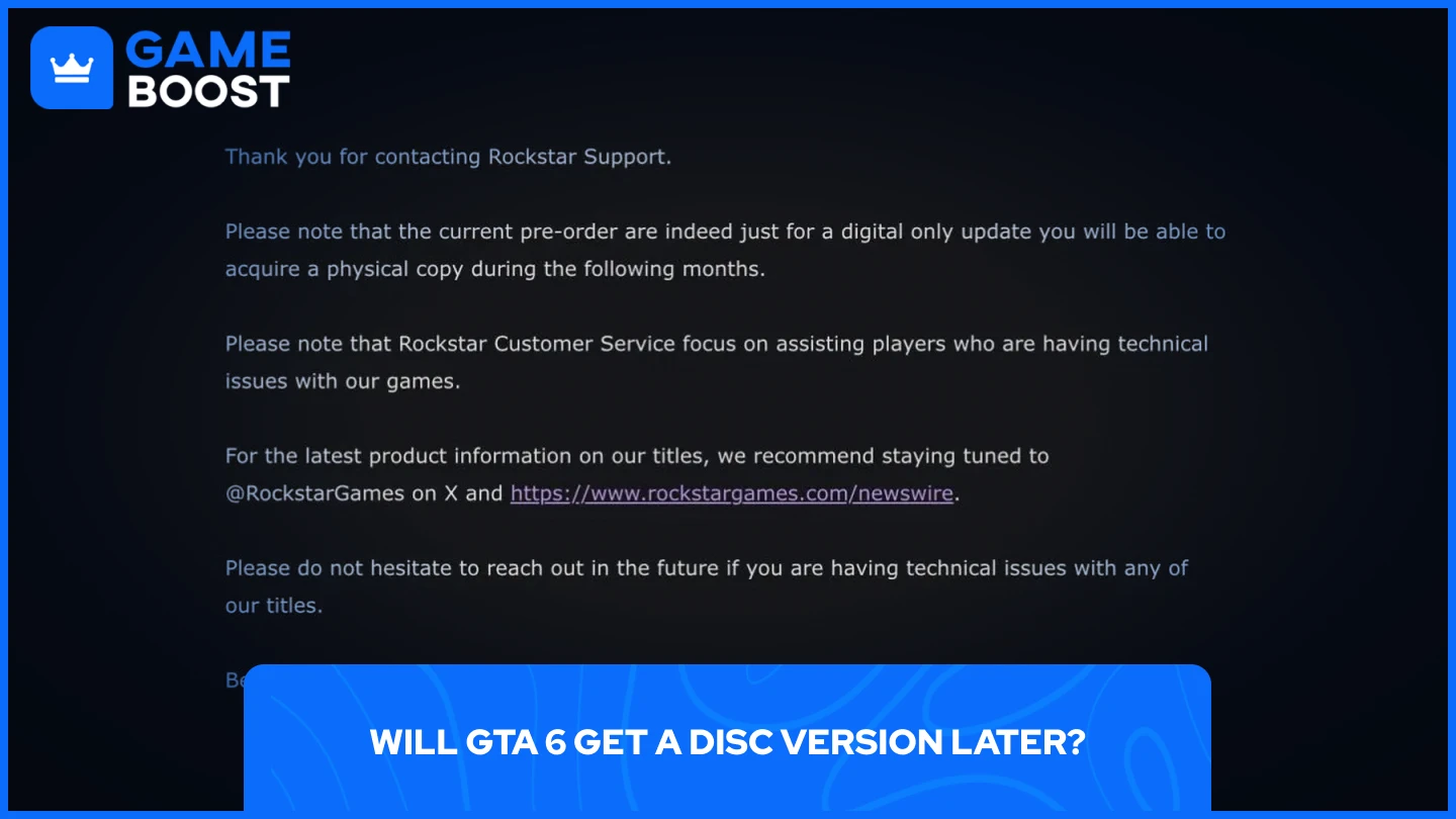 isang larawan ng awtomatikong tugon ng rockstar games