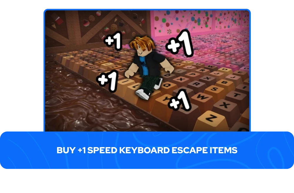 Koop +1 Snelheid Toetsenbord Escape Items