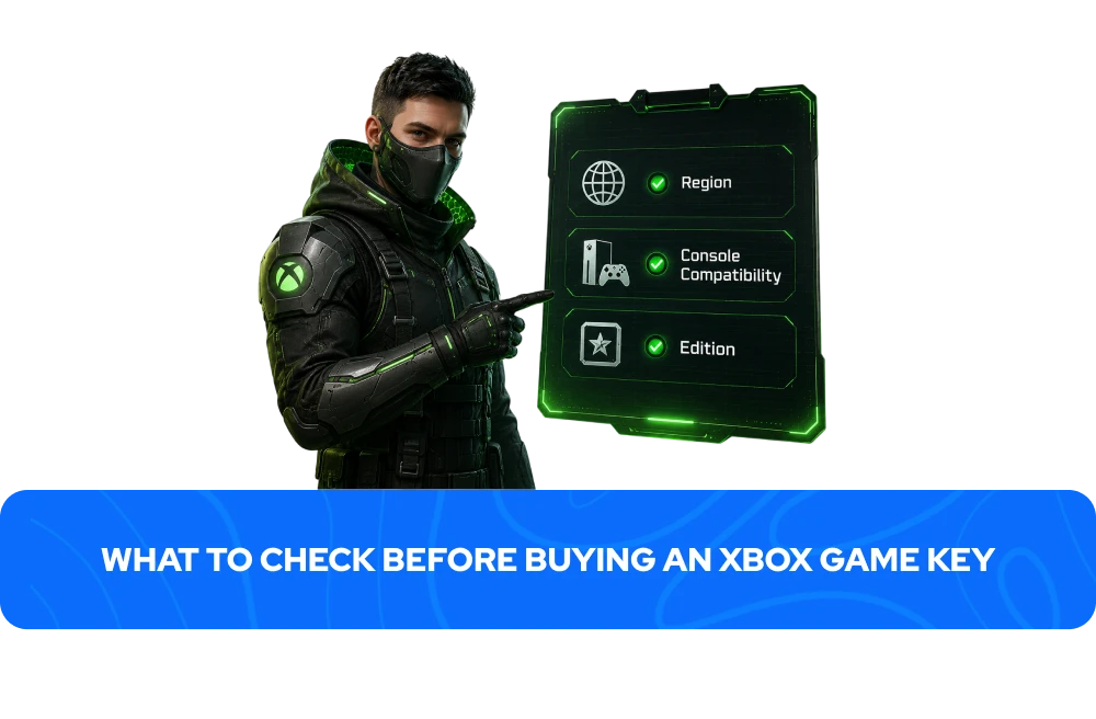 Xbox ゲームキーを購入する前に確認すべきこと