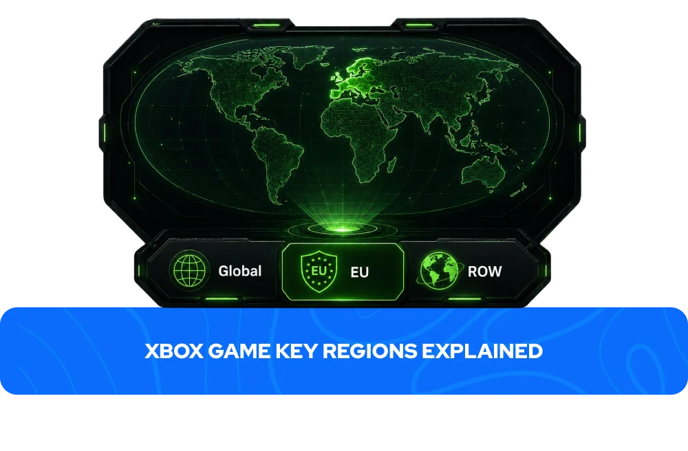 Xbox ゲームキーの地域について